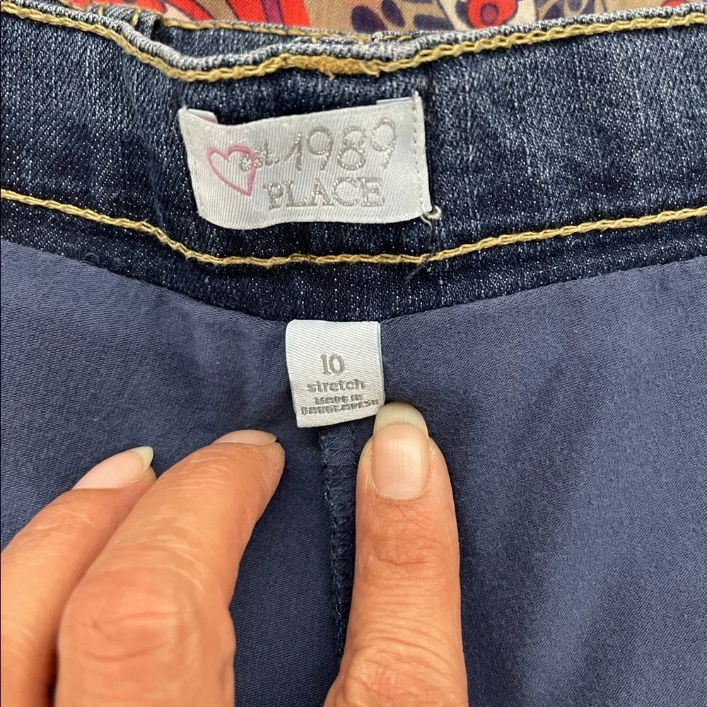 Children's Place est. 1989 Place Denim Skort size 10